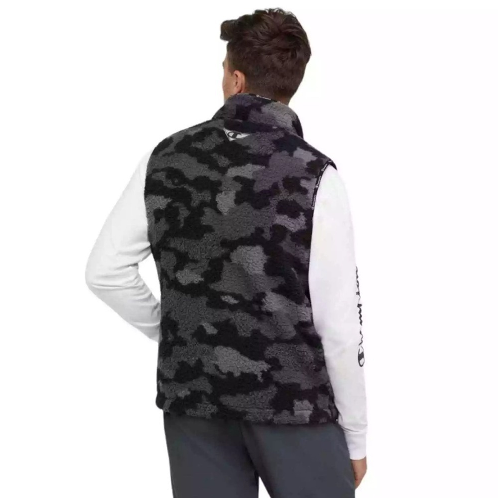 Champion Cozy High Pile Vest New With Tags - Picture 4 of 6